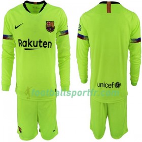 Tenue Barcelone Enfant Extérieur 2018-2019 Maillot de Foot ML
